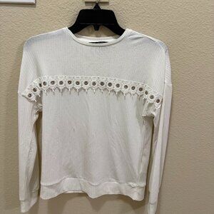 Full sleeve white blouse